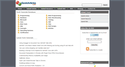 Desktop Screenshot of geekarticles.com